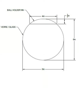 GB 06 NN-LA00 - Glass pendant lamp by Luminaire Authentik - view 3